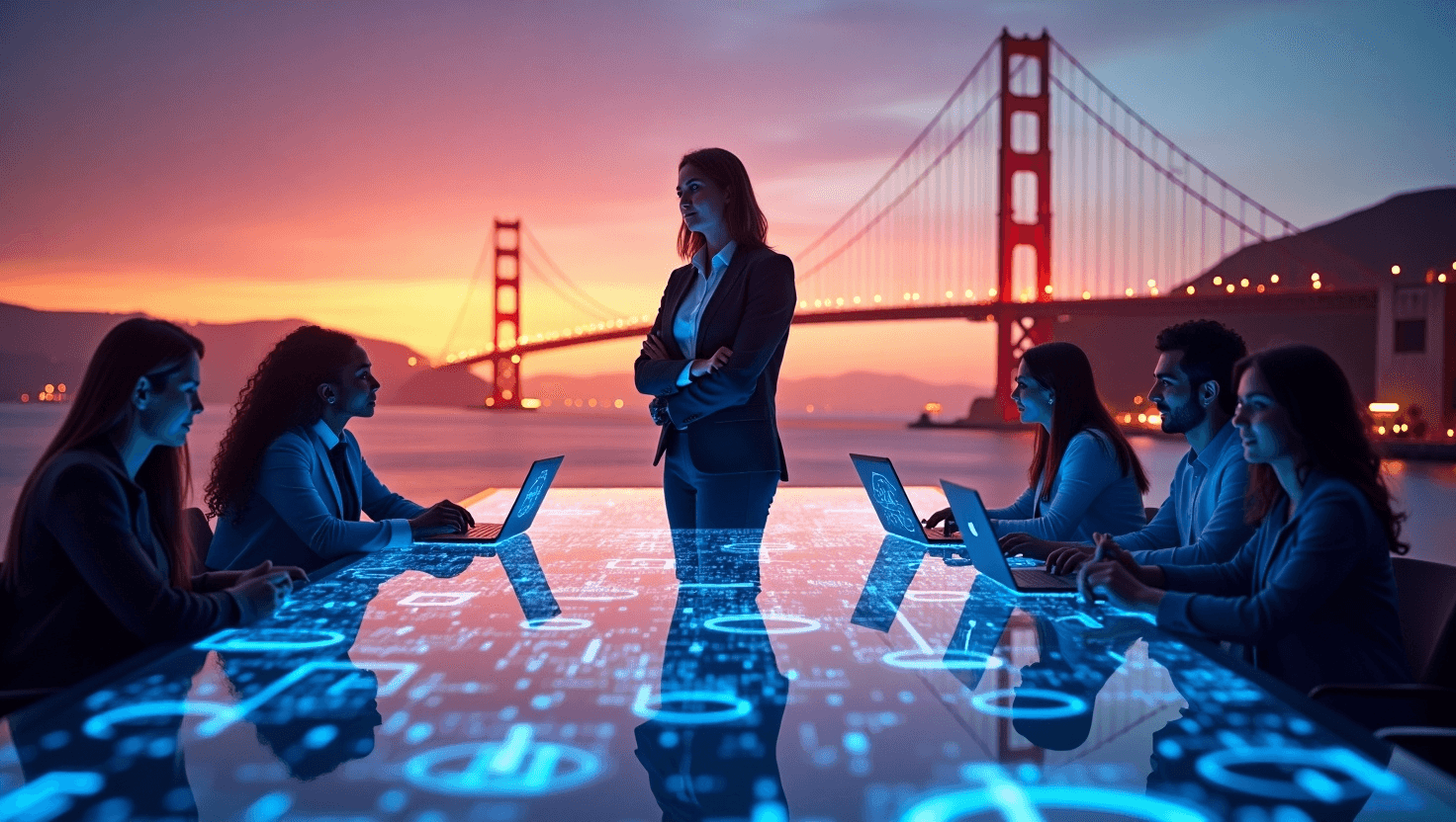 Bay Area generative AI team at work