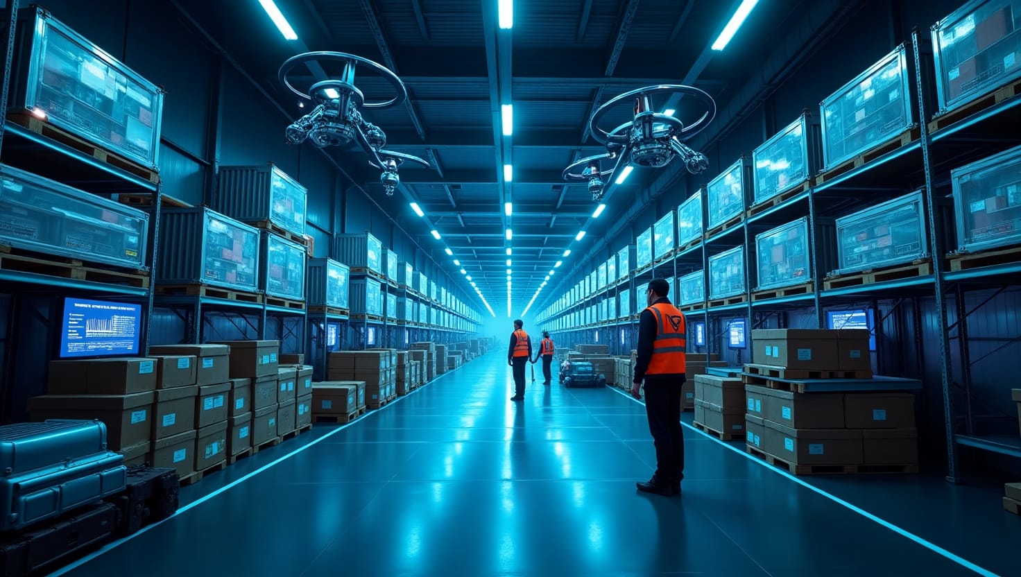 AI supply chain tools 2025 at USA logistics hub