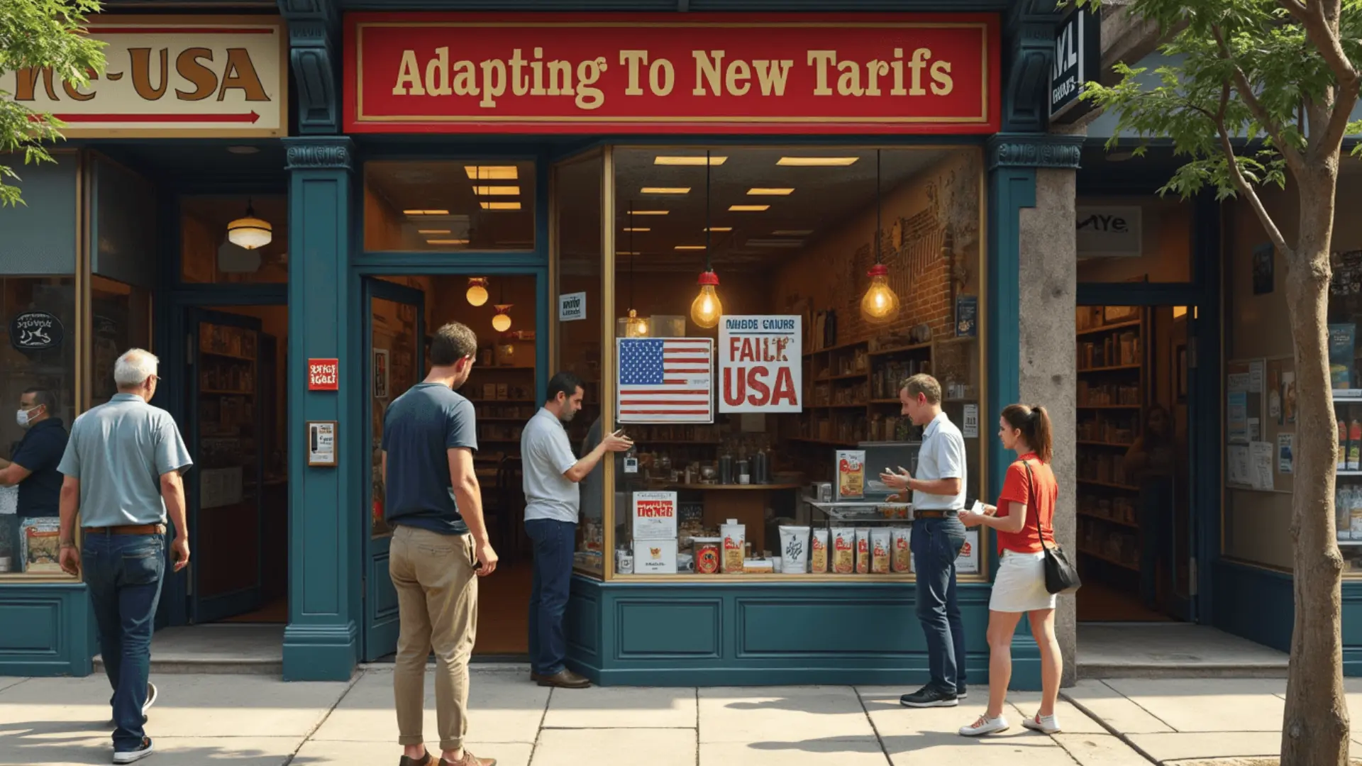 Small business adapting to Trump 2025 tariffs with American-made goods